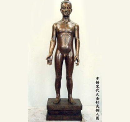 仿宋天圣針灸銅人 (真銅全銅、高170CM)